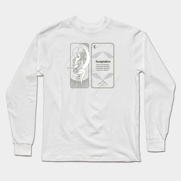 Meteorite Collector "Observed Fall: Acapulco" Meteorite Long Sleeve T-Shirt by Meteorite Factory